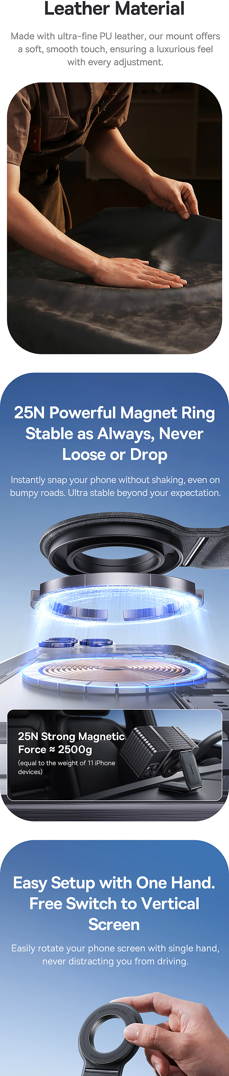 best-magnetic-car-mount-sticky-plate-cloudy-gray-overseas-edition-4