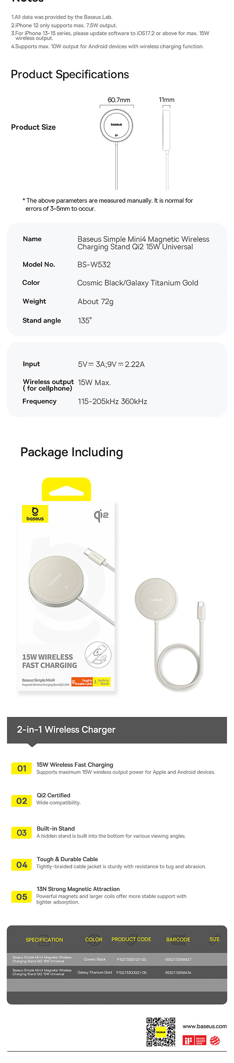 bexar-minimalist-mini4-magnetic-stand-wireless-charger-qi215w-globe-class-star-titanium-6