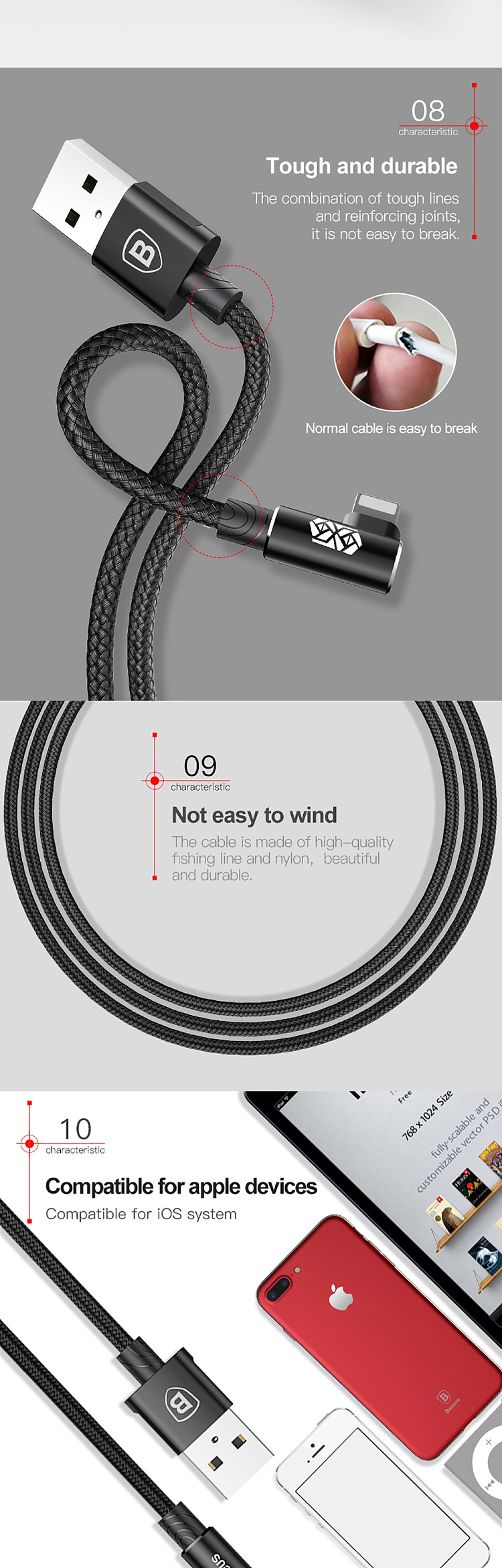 best-mvp-king-elbow-data-cable-usb-a-to-ip2a1m-black-4