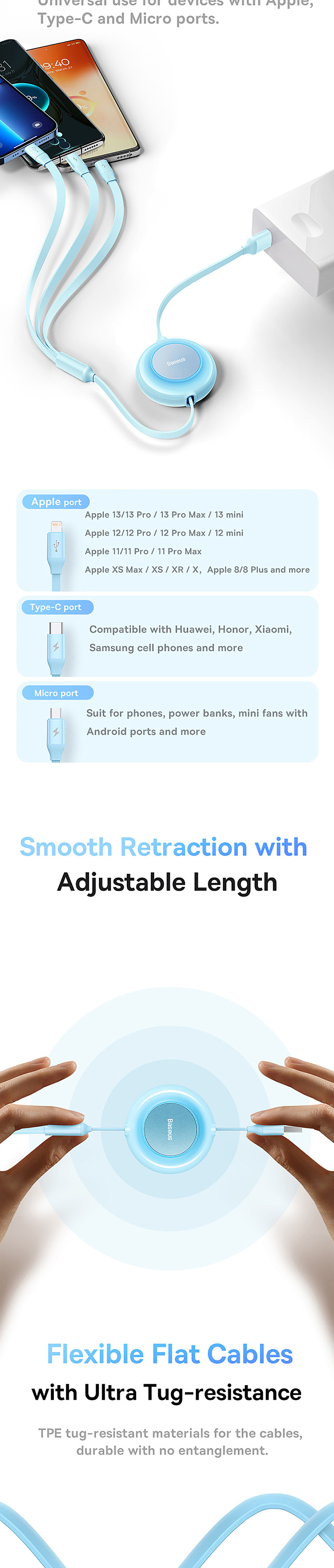 best-mirror-series-2-one-drag-three-fast-charging-retractable-data-cable-usbtomlc35a11m-black-4