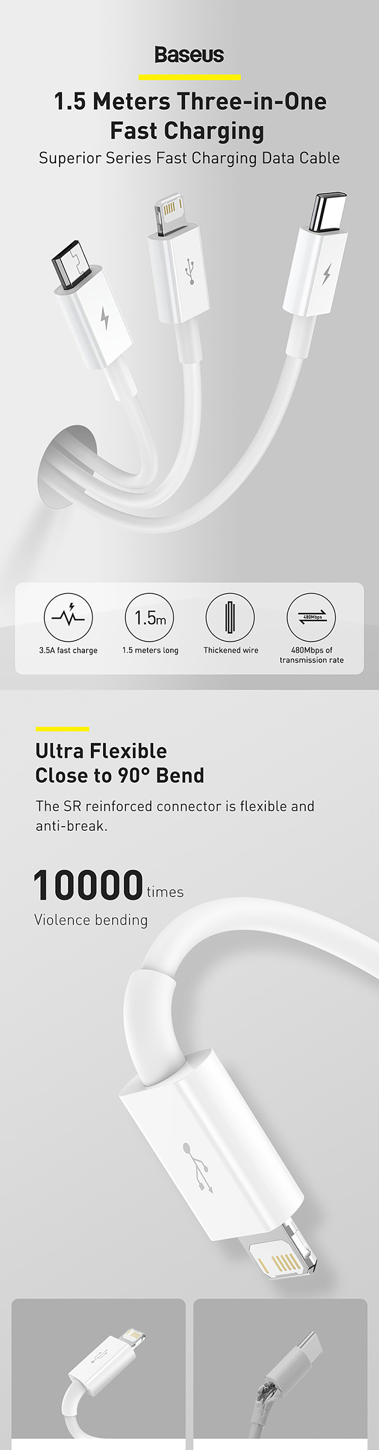 best-ux-series-fast-charging-data-cable-usbtomlc35a15m-white-1