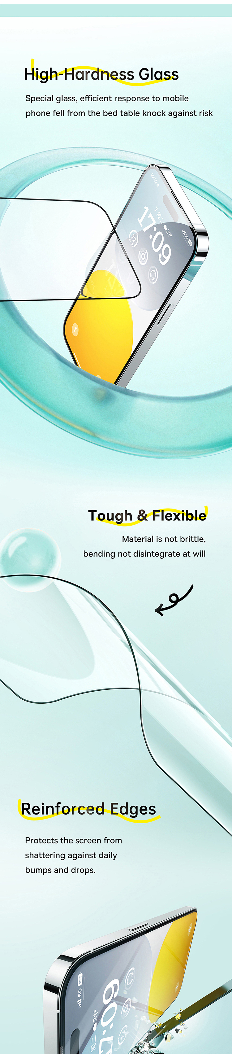 bissell-sapphire-series-one-piece-dustproof-hd-tempered-film-forip15promax-clear-3