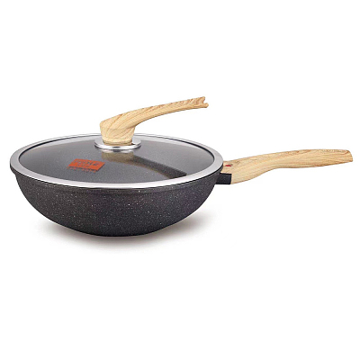 菲斯勒 麦饭石不粘炒锅 红点显示款 30cm 含盖