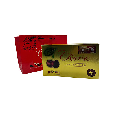 【整箱】塔洲Reid Sweet Georgia樱桃 30mm+ 金箱 礼盒装 约2kg【附送礼品袋】
