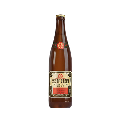 【单瓶】经典老雪花啤酒 酒精度4.7% 640ml