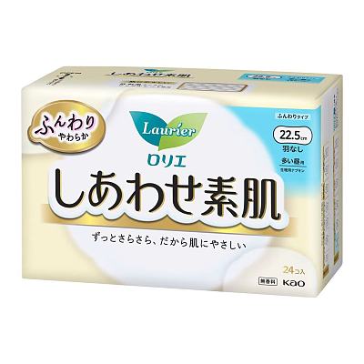 花王 素肌F系列 日用无翼卫生巾 22.5cm 24片