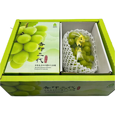 【整箱】日本香印青提特级果 礼盒装（2串）澳洲种植
