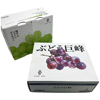 【甜美巨峰 · 爽脆晴王】KYOHO KING 巨峰&晴王组合装 各2kg 共4kg