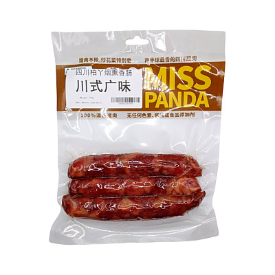 【鲜】Miss Panda 四川柏丫 烟熏川式香肠 川式广味 270g