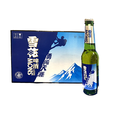 【整箱】雪花啤酒 酒精度4.5% 330ml*24瓶/箱