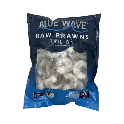 【冻】Blue Wave 越南去壳带尾生虾仁 Raw Prawns Tail On Size21/25 约700g