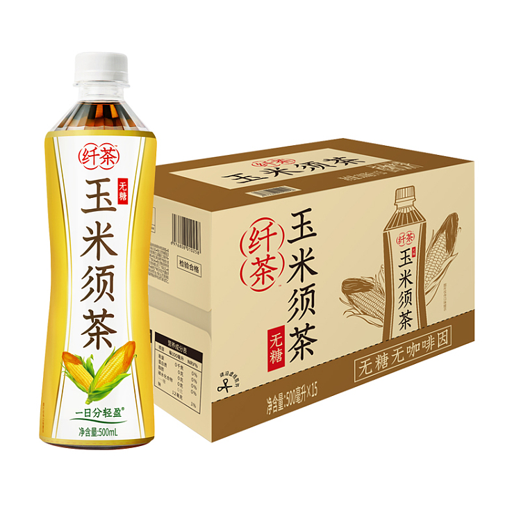 full-box-genki-forest-fiber-tea-corn-silk-tea-500ml15-bottlesbox-1