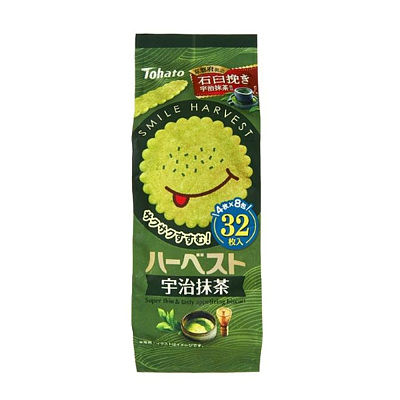 Tohato 宇治抹茶饼干 32枚入