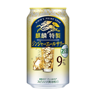 麒麟 特制系列 姜汁汽水风味调酒 ALC.9% 350ml