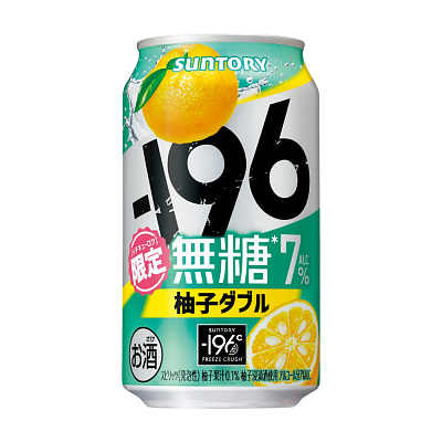 三得利 196 无糖柚子鸡尾酒 ALC.7% 350ml