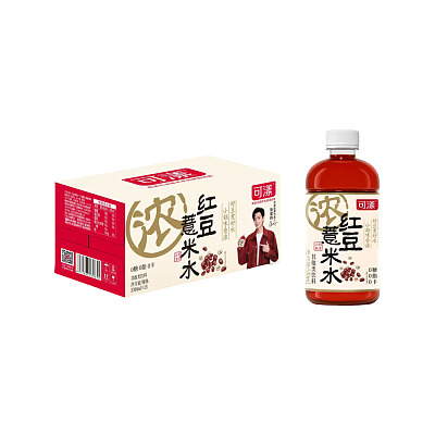 【整箱】可漾  红豆薏米水 530ml*15瓶