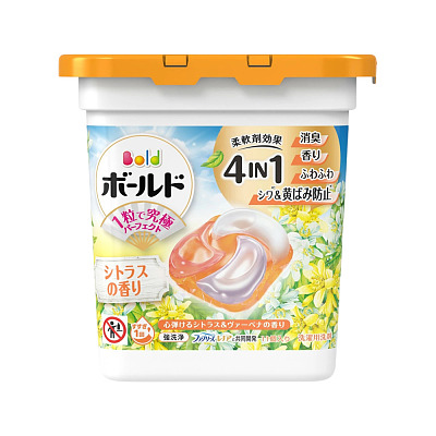 宝洁 P&G 4D 洗衣球凝珠 柑橘花香 11枚入