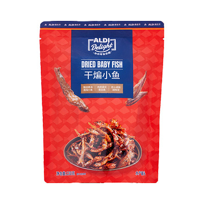 【全澳独家】奥乐齐(中国) Delight系列 干煸小鱼130g