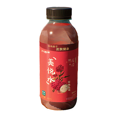 又渴乐园 玫瑰荔枝水 400ml