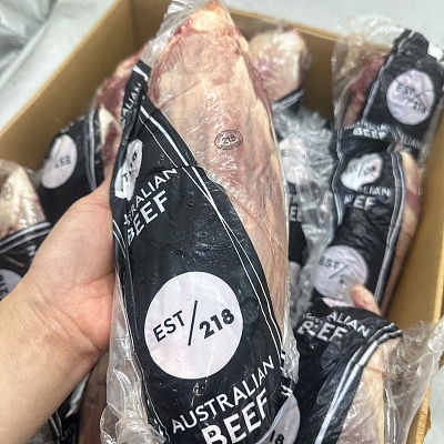 【冻】澳洲谷饲牛展心金钱腱 原厂真空包装 约600-800g