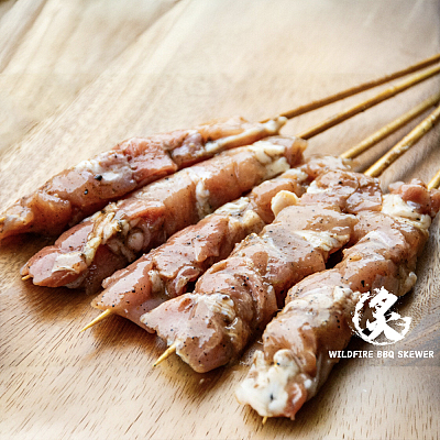 【冻】炙 烧烤椒麻鸡肉串 5pcs 180g