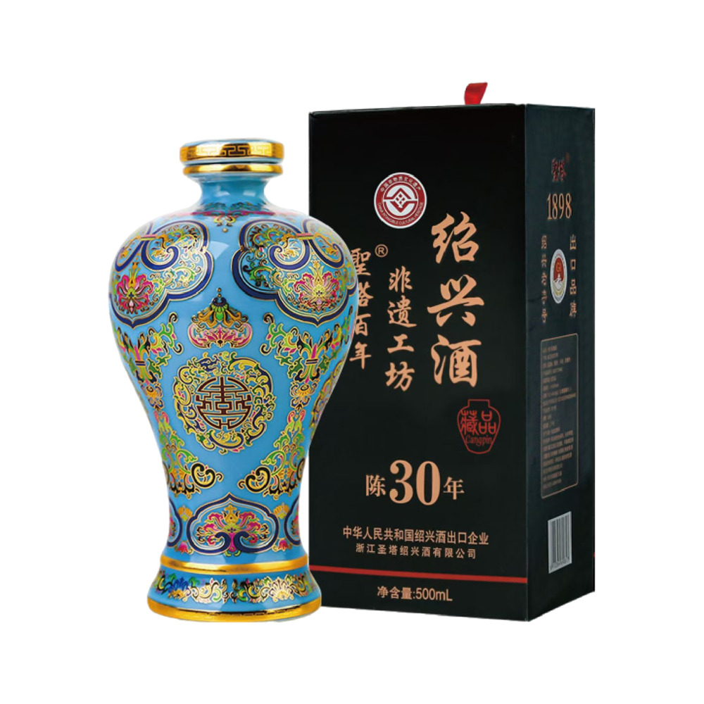 圣塔景泰蓝三十年陈绍兴酒14% 500ml - Umall今日优选- 澳洲线上超市