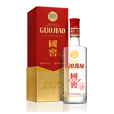 【出口版】泸州老窖 国窖 1573 浓香型白酒 52% 500ml