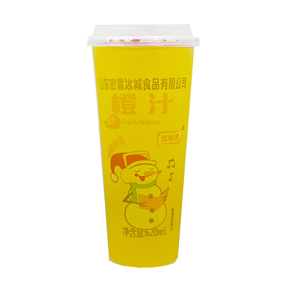 网红同款 密雪冰城 橙意满满 620ml