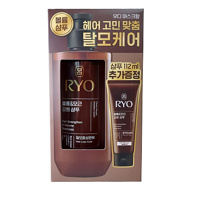 韩国吕 棕吕洗发水 强韧护理发根 480ml+112ml