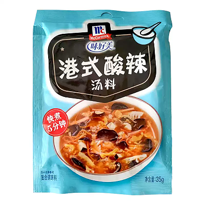 味好美 港式酸辣汤料 35g
