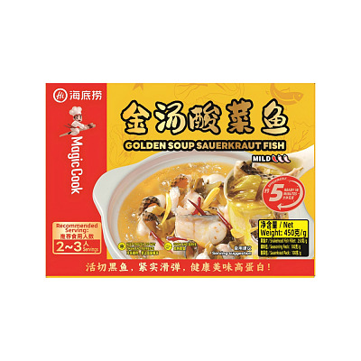 【冻】海底捞 金汤酸菜鱼 2-3人份 400g