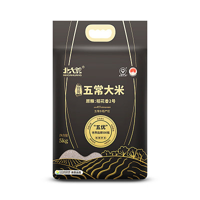 北大荒 正宗五常大米 稻花香2号 5kg