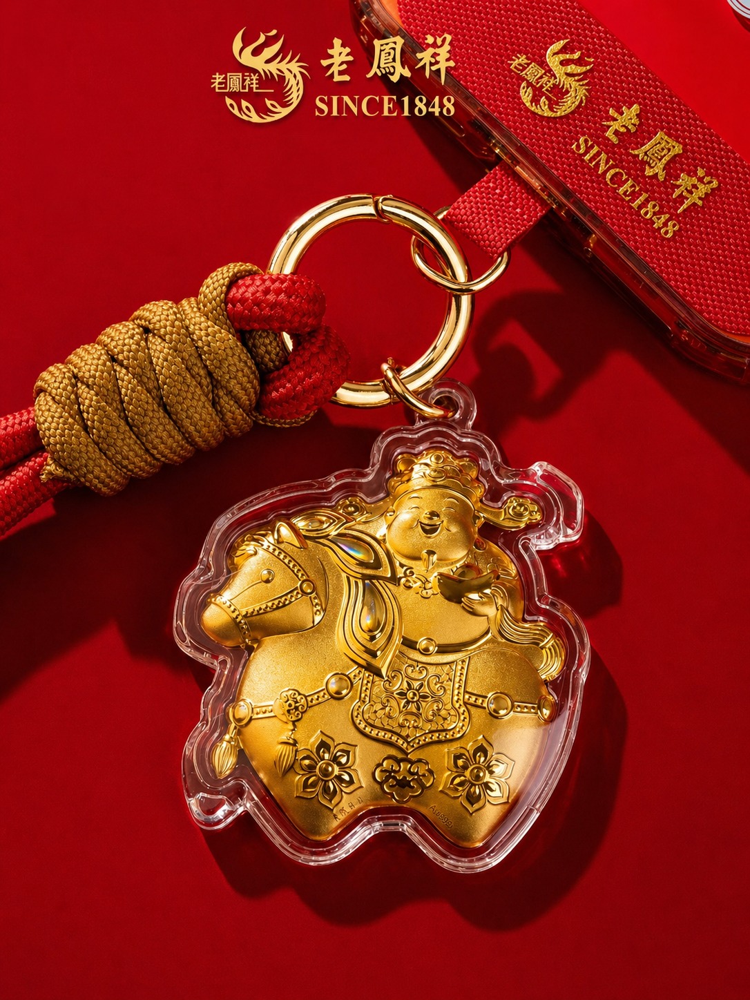 老凤祥马上来财挂件｜悉尼华人超市送货｜UMall今日优选