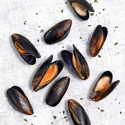 【冻】 Yumbah 澳洲本地顶级青口 Blue Mussels 约1kg