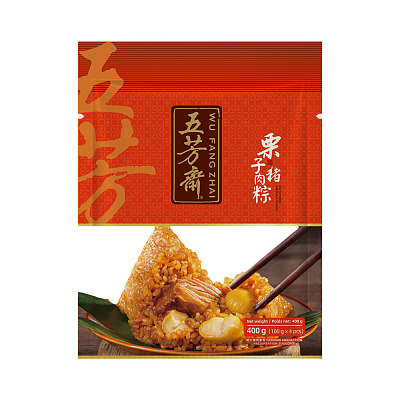 五芳斋 栗子猪肉粽 4个入 400g
