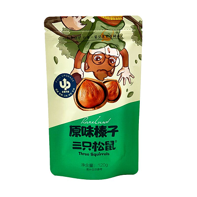 三只松鼠 原味榛子 120g