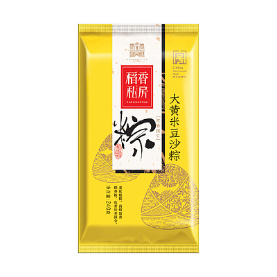 稻香村 大黄米豆沙粽 2枚 240g