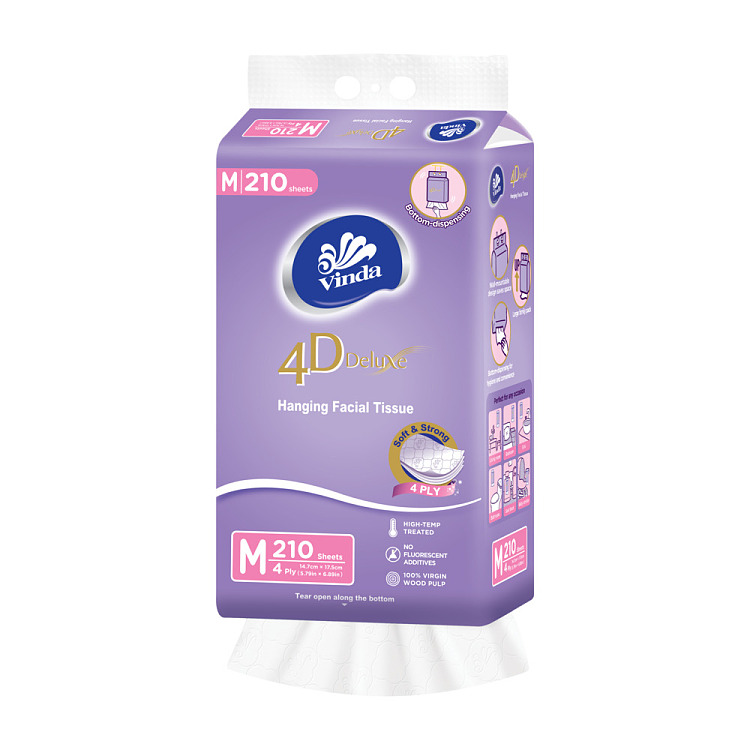 vinda-hanging-drawing-tissue-cotton-tough-plus-4-ply-210-draws-4