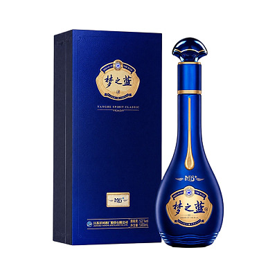 【礼盒】洋河 蓝色经典 梦之蓝M6+ 绵柔型白酒 52° 500ml