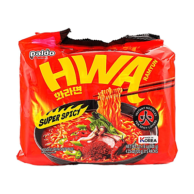 韩国Paldo八道火面 超辣 袋裝 120g*5袋