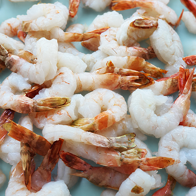 【冻】澳洲生帝王虾（去壳留尾）Raw King Prawn 约700g