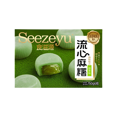 【国内直采】赵一鸣零食 top好物 糯叽叽流心爆浆 麻薯 抹茶味 150g