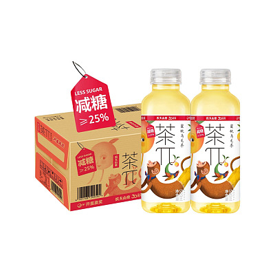 【整箱】农夫山泉 茶π 蜜桃乌龙茶  500ml*15瓶/箱 新老包装随机发货