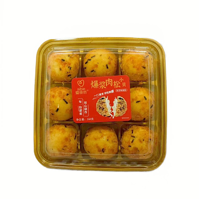 爱彼依 爆浆肉松小贝 海苔味 268g