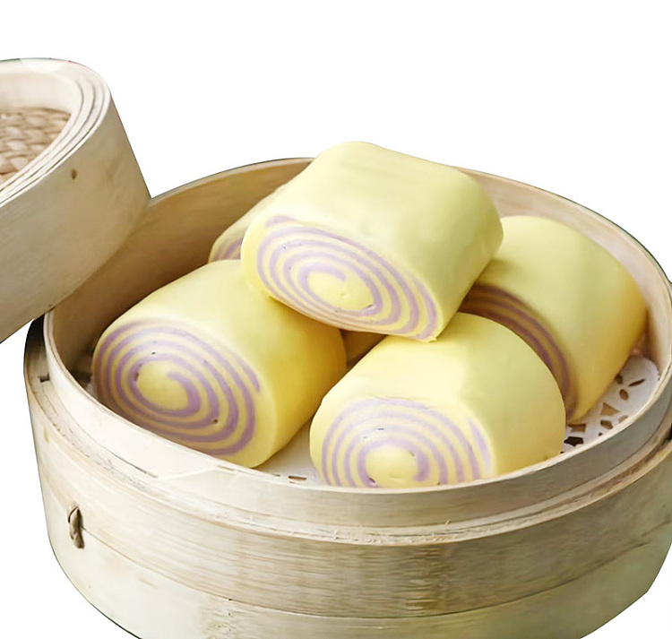 pumpkin-purple-potato-steamed-bun-1