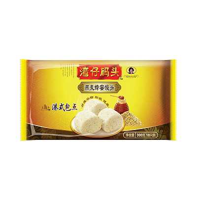 【冻】湾仔码头 燕麦馒头 10个入 300g