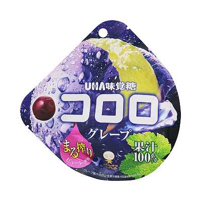 UHA 爆浆果汁软糖 紫葡萄味 48g