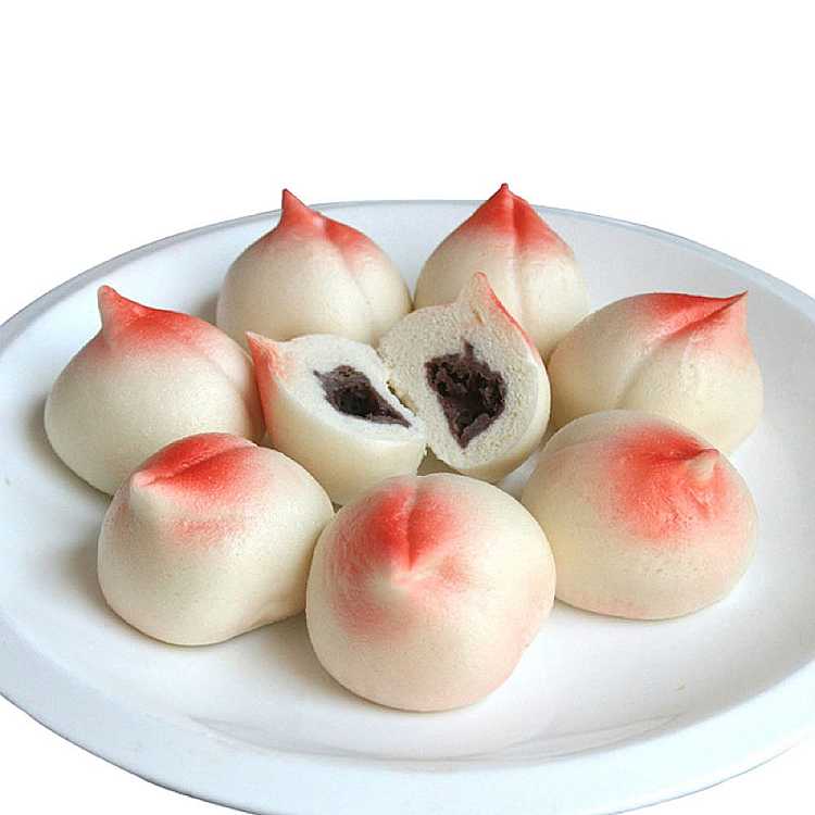 frozen-sensei-longevity-peach-bean-paste-bun-360g-3