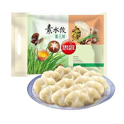 【冻】思念 素水饺 素三鲜 500g