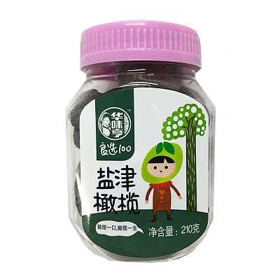 华味亨 盐津橄榄 罐装 210g
